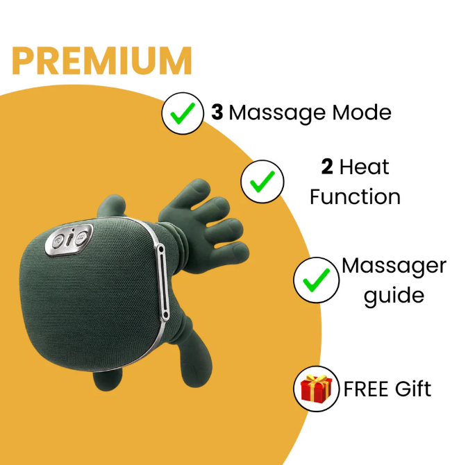 Sissilux TheraPalm - Premium Edition | The new-generation shoulder & neck massager with heat