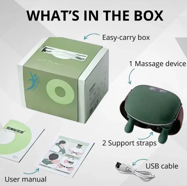Sissilux TheraPalm - Premium Edition | The new-generation shoulder & neck massager with heat