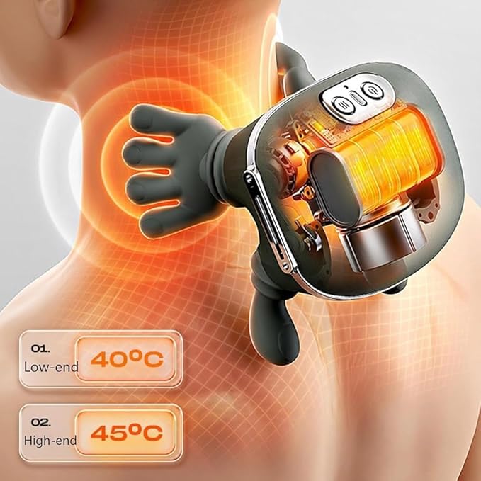 Sissilux TheraPalm - Premium Edition | The new-generation shoulder & neck massager with heat