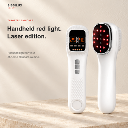 Handheld Red & Near-Infrared Laser Therapy Device with Stand