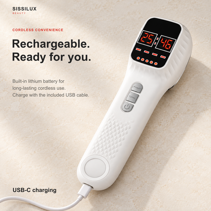 Handheld Red & Near-Infrared Laser Therapy Device with Stand