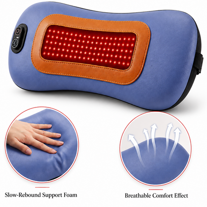 Sissilux 4-in-1 Red Light Lumbar Relief System with Airbag Lift, Heat & Vibration