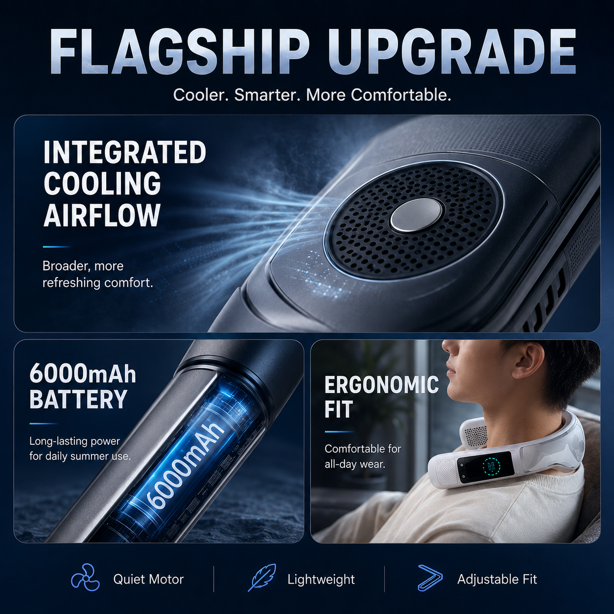 SissFan™ — Wearable Neck Cooler