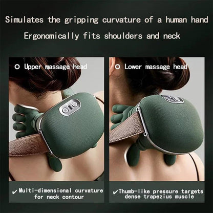 Sissilux TheraPalm - Premium Edition | The new-generation shoulder & neck massager with heat