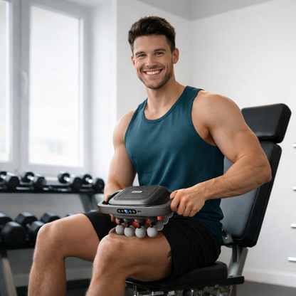 Sissilux TheraPalm - プレミアムエディション | 発熱機能付きの次世代ショルダー＆ネックマッサージャー