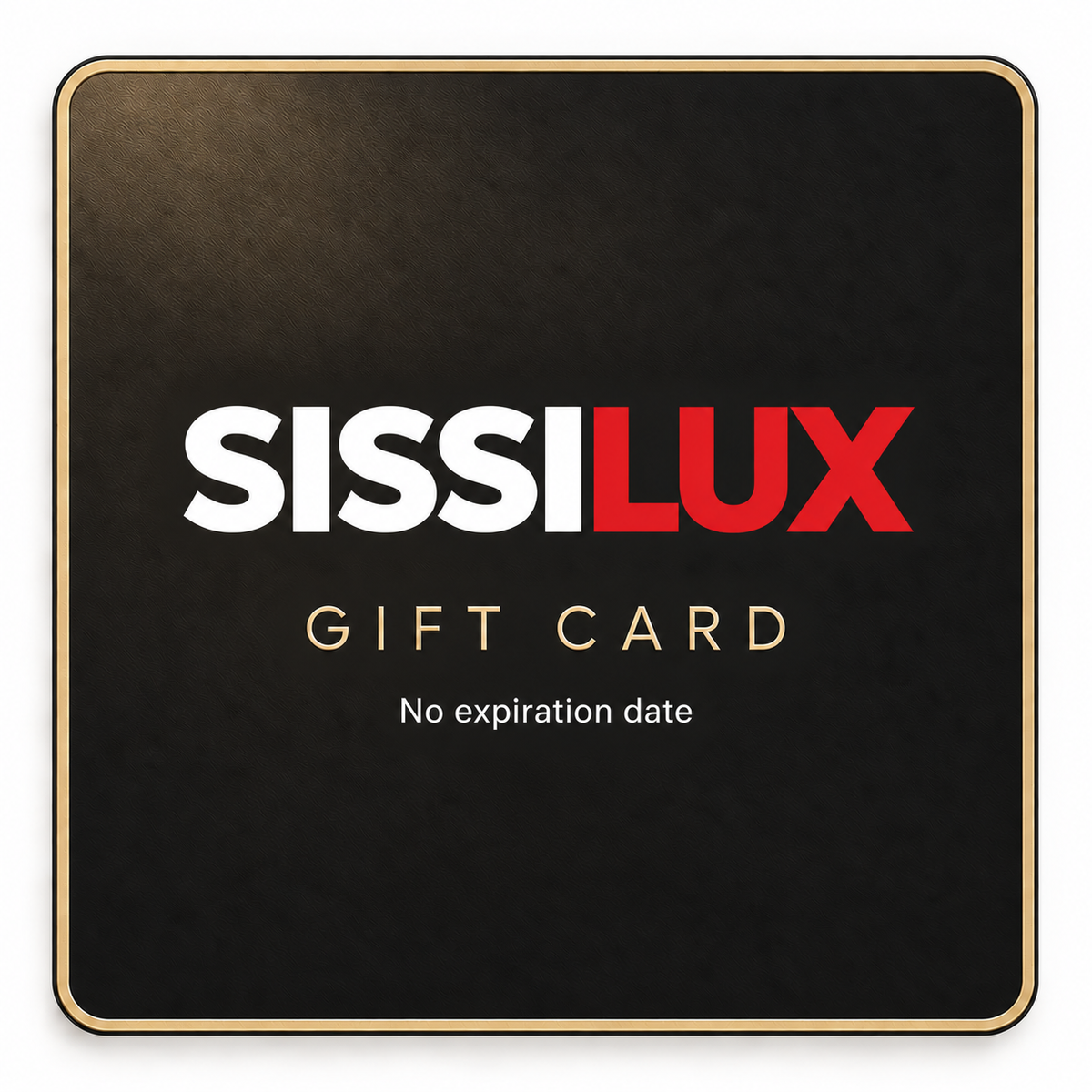 Sissilux Digital Gift Card | The Gift of Recovery