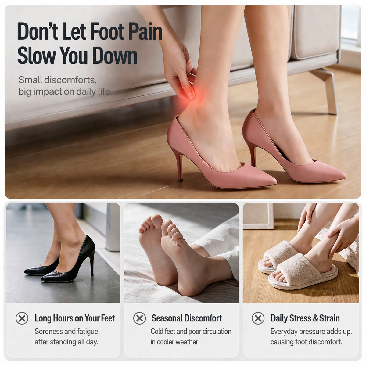 Sissilux AirFlow™ - Portable Compression Massager For Feet & Ankles