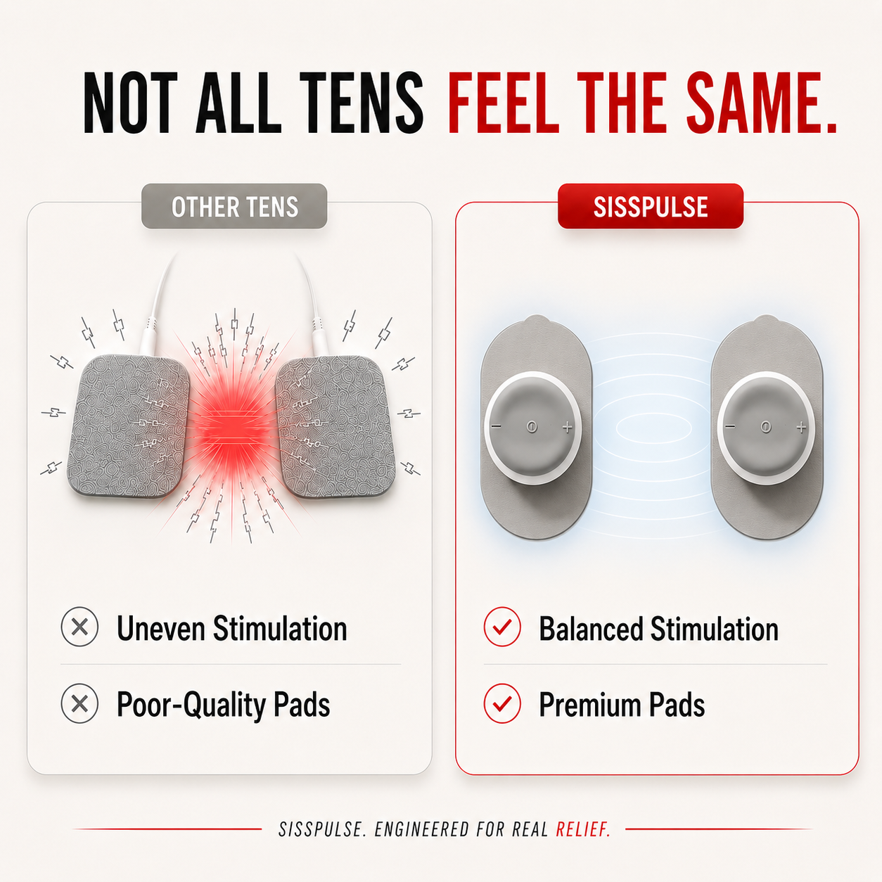SissPulse Wireless TENS Unit