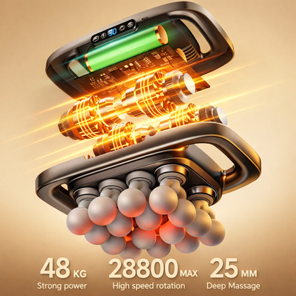 Sissilux TheraPalm - プレミアムエディション | 発熱機能付きの次世代ショルダー＆ネックマッサージャー