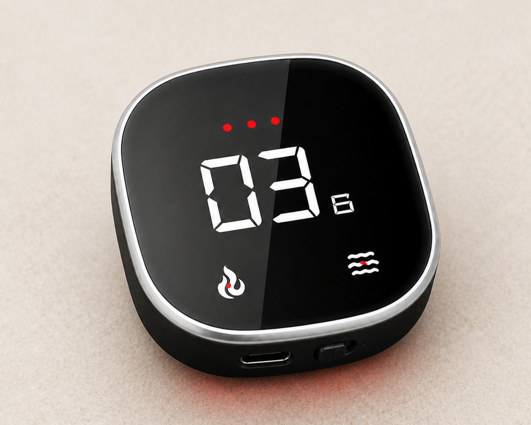 SissWrap integrated touch controller close-up