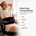 SissBelt™ Multi-Area Red & Near-Infrared Light Therapy Belt with Vibration Massage