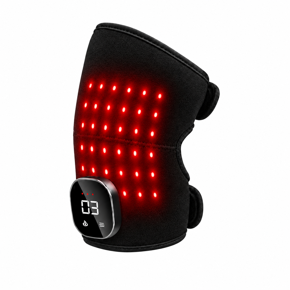 SISSILUX SissWrap Knee with its light-emitting surface and digital controller visible